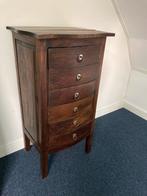 Koloniaal kleur ladekastje, Huis en Inrichting, Kasten | Ladekasten, Ophalen, 5 laden of meer, 100 tot 150 cm, Koloniaal