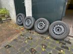 Winterbanden op stalen velg, Ophalen, Gebruikt, 15 inch, Banden en Velgen