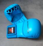 Adidas karate handschoenen WKF blauw, Sport en Fitness, Vechtsporten en Zelfverdediging, Gebruikt, Karate, Maat S, Ophalen