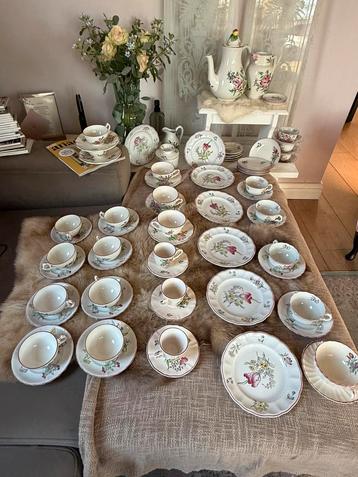 Spode&Luneville ontbijt koffie thee taart servies compl beschikbaar voor biedingen