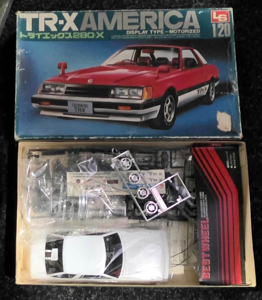 LS Japan 1:20 Datsun TR-X America Auto Bouwdoos + Motor New!, Overige merken, Auto, Groter dan 1:32, Nieuw
