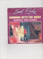 7" Single Lionel Ritchie - Running with the night, Gebruikt, 7 inch, Single, Dance