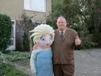Mascotte Frozen Elsa, Ophalen of Verzenden, Zo goed als nieuw, Verjaardag