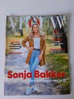 VROUW Tijdschrift Sonja Bakker Cover Interview Maart 2021, Boeken, Tijdschriften en Kranten, Gelezen, Ophalen of Verzenden