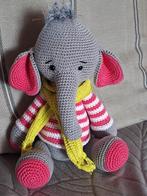 Gehaakte Olifant, Kinderen en Baby's, Speelgoed | Knuffels en Pluche, Ophalen of Verzenden, Nieuw, Olifant