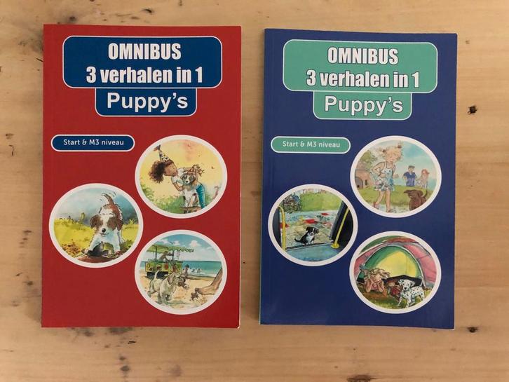 Omnibus | 3 verhalen in 1 | puppy’s | Avi start - M3, Boeken, Kinderboeken | Jeugd | onder 10 jaar, Gelezen, Ophalen of Verzenden