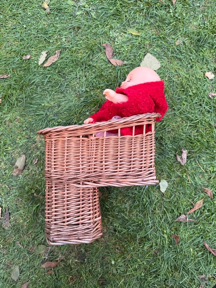 Poppenfietszitje voor bagagedrager, Kinderen en Baby's, Speelgoed | Poppen, Gebruikt, Babypop, Ophalen