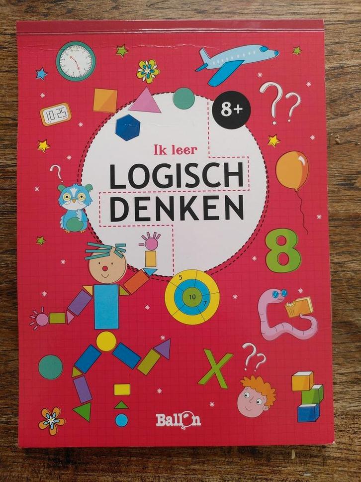 Ik leer logisch denken 8+, Boeken, Kinderboeken | Jeugd | onder 10 jaar, Zo goed als nieuw, Non-fictie, Ophalen of Verzenden