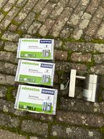 4x Buitenlamp Edmonton Gamma RVS (1 gebruikt, 3 nieuw), Minder dan 50 watt, Wandlamp, Nieuw, Ophalen of Verzenden