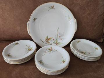 13-delig gebaksservies Bavaria Schumann porselein beschikbaar voor biedingen