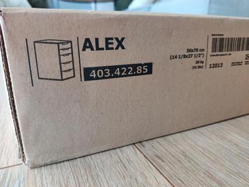 Ikea ALEX ladeblok zwartbruin