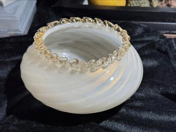 Opaline & goud Archimedes Segus Murano vaas beschikbaar voor biedingen