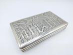 Zilveren tabaksdoos, C. van Dam Kooyman, Schoonhoven, 1857, Antiek en Kunst, Antiek | Goud en Zilver, Verzenden, Zilver