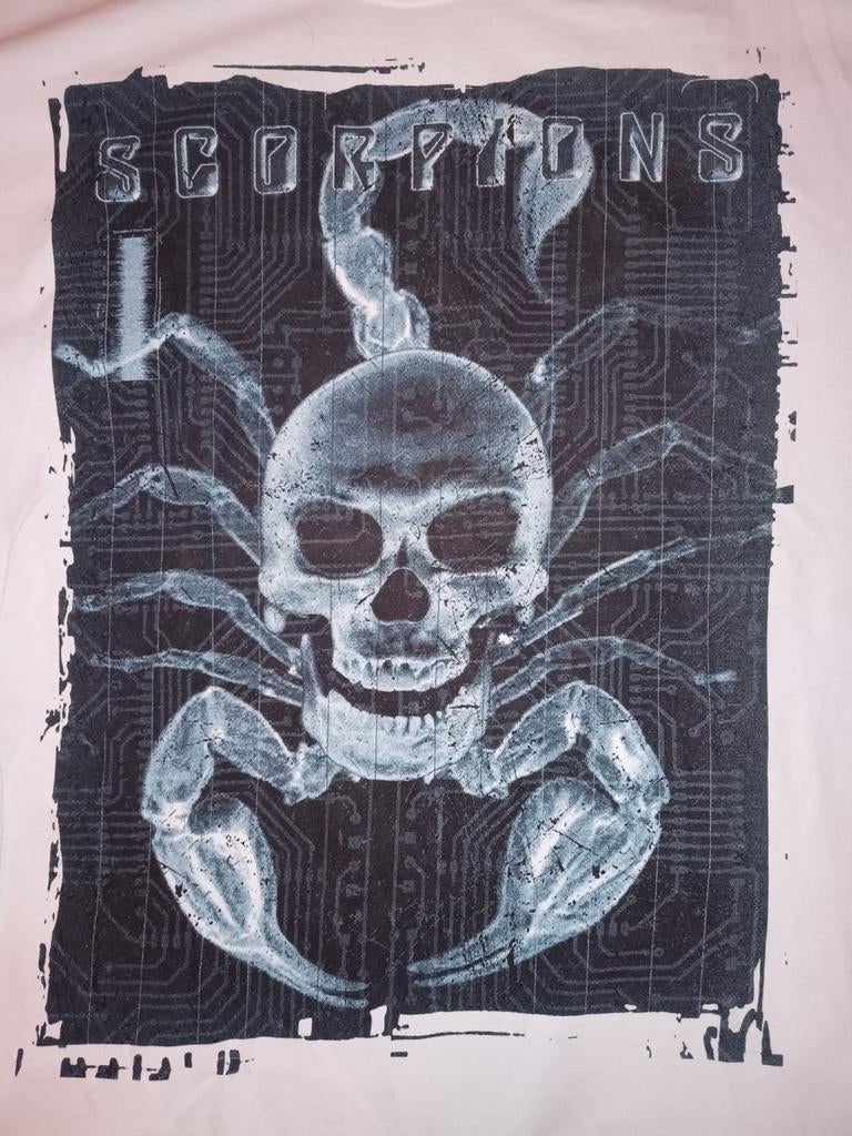 Scorpions wit t-shirt XL, Kleding | Heren, T-shirts, Wit, Maat 56/58 (XL), Ophalen of Verzenden, Zo goed als nieuw