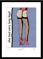 Brad Miller - Very long Legs - PopArt Handgesign., Ophalen of Verzenden