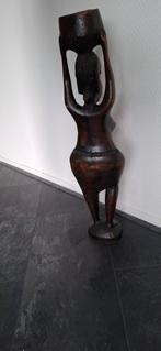 Houten Afrikaans beeld, Antiek en Kunst, Kunst | Beelden en Houtsnijwerken, Ophalen of Verzenden