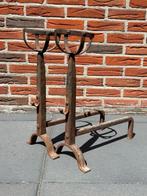 Set haardbokken met opengewerkte kom, Antiek en Kunst, Curiosa en Brocante, Ophalen