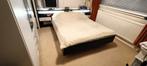 compleet 2 persoons bed 140x200, Huis en Inrichting, Ophalen, Gebruikt, Zwart, Tweepersoons