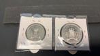 2 munten Nederlandse Antille  1 en 2 1/2 gulden 1980, Ophalen of Verzenden