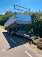 Peters kipper 3,50 x 1,80 rijplaten dubb borden Bj:2020, Auto diversen, Aanhangers en Bagagewagens, Ophalen, Zo goed als nieuw
