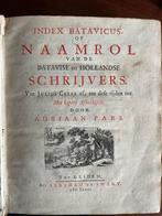 Index Batavicus 1701 - Adriaan Pars, Ophalen of Verzenden