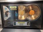 Lijst met gouden platen elvis presley, Verzamelen, Muziek, Artiesten en Beroemdheden, Ophalen, Zo goed als nieuw, Poster, Artwork of Schilderij