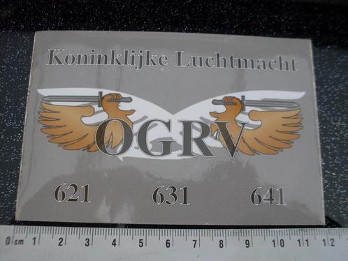sticker koninklijke luchtmacht OGRV squadron 621 631 641, Verzamelen, Stickers, Zo goed als nieuw, Bedrijf of Vereniging, Verzenden