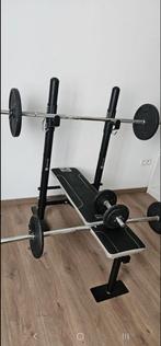 Domyos Halterbank met Haltersets/ fitness toestel, Ophalen, Zo goed als nieuw, Fitnessbank