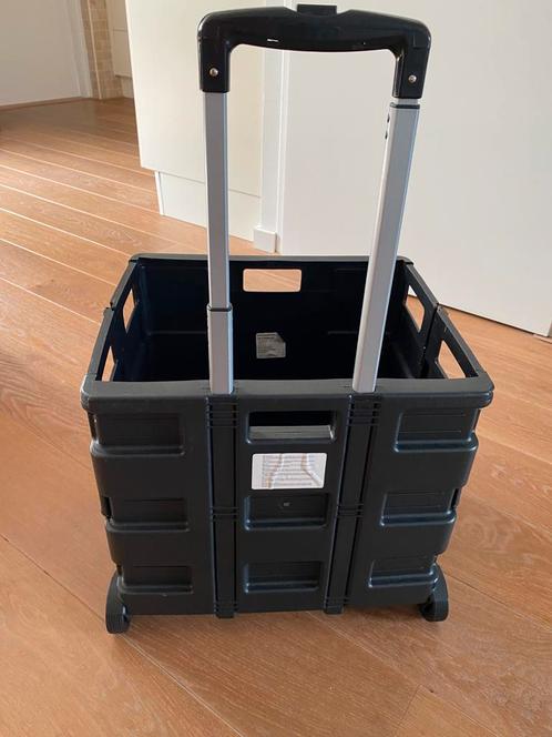 Inklapbare krat /trolley op wielen, Doe-het-zelf en Verbouw, Kratten en Dozen, Zo goed als nieuw, Krat, Minder dan 35 cm, Ophalen of Verzenden