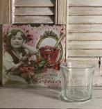 Franse glazen confiture pot 500 ml, Antiek en Kunst, Ophalen of Verzenden