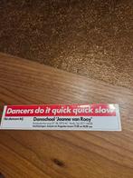 2205 Sticker Dansschool Jeanne van Rooy, Ophalen of Verzenden