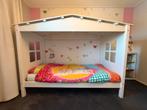Superleuk kinderbed met dak, zgan, Kinderen en Baby's, Kinderkamer | Bedden, Ophalen, 85 tot 100 cm, Zo goed als nieuw, Lattenbodem