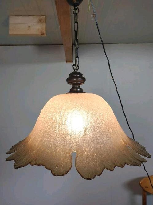 Peil & putzler Murano glas XL hanglamp jaren 70 vintage, Huis en Inrichting, Lampen | Hanglampen, Zo goed als nieuw, Minder dan 50 cm