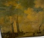 Oud Scheepsschilderij, Antiek en Kunst, Kunst | Schilderijen | Klassiek, Ophalen of Verzenden