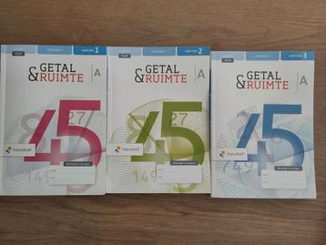 Getal en Ruimte Wisk A H4 3 delen ongebruikt beschikbaar voor biedingen