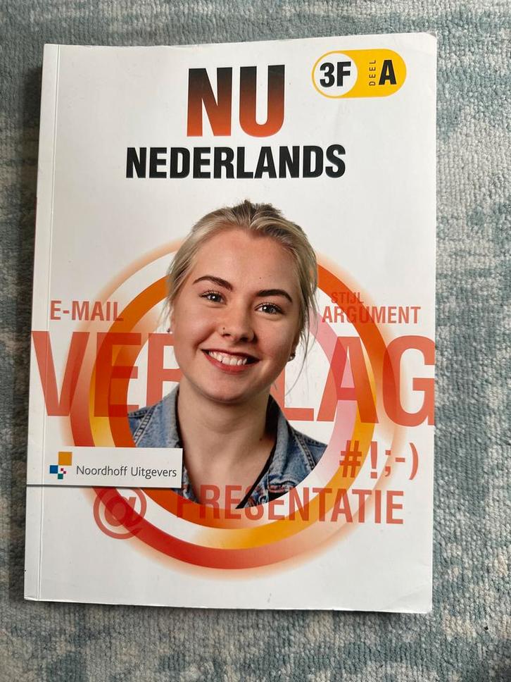 NU Nederlands 3F A - Leerboek, Boeken, Schoolboeken, Zo goed als nieuw, Nederlands, VMBO, Ophalen of Verzenden