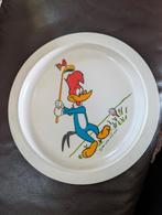Vintage kunststof bordje Woody woodpecker, Huis en Inrichting, Keuken | Servies, Overige materialen, Ophalen of Verzenden, Zo goed als nieuw
