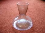 Mooie vaas voor Biedermeier van zwart getint glas nieuw, Minder dan 50 cm, Nieuw, Glas, Ophalen of Verzenden