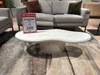 Showmodel Salontafel Seki wit organisch, Ophalen, Overige materialen, 100 tot 150 cm, 50 tot 100 cm