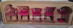 Barbie Kartell stoelen stoeltjes miniatuur design nieuw, Ophalen of Verzenden, Nieuw, Fashion Doll