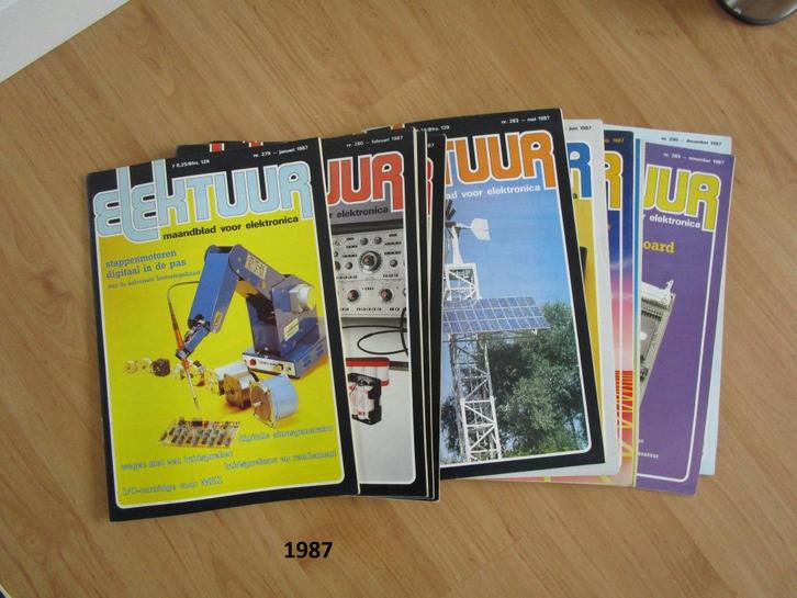 Elektuur - compleet jaargang 1987, Boeken, Tijdschriften en Kranten, Gelezen, Ophalen of Verzenden