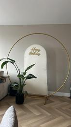 Gouden Ring inclusief boog met Achtergrond met Backdrop, Huis en Inrichting, Ophalen, Nieuw