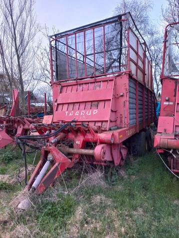 Taarup 1030 platte wagens Zware  platte kar knijpbak