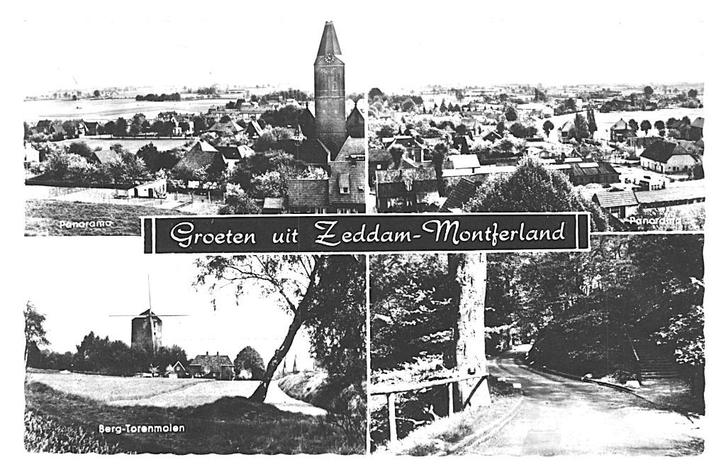 981105 Zeddam Gld 1968 Montferland Gelopen met zegel, Verzamelen, Ansichtkaarten | Nederland, Gelopen, Gelderland, 1960 tot 1980