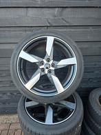 Compleet set Audi A6 C8 20 inch velgen met zomerbanden, Auto-onderdelen, Banden en Velgen, Ophalen, Gebruikt, 255 mm, Banden en Velgen