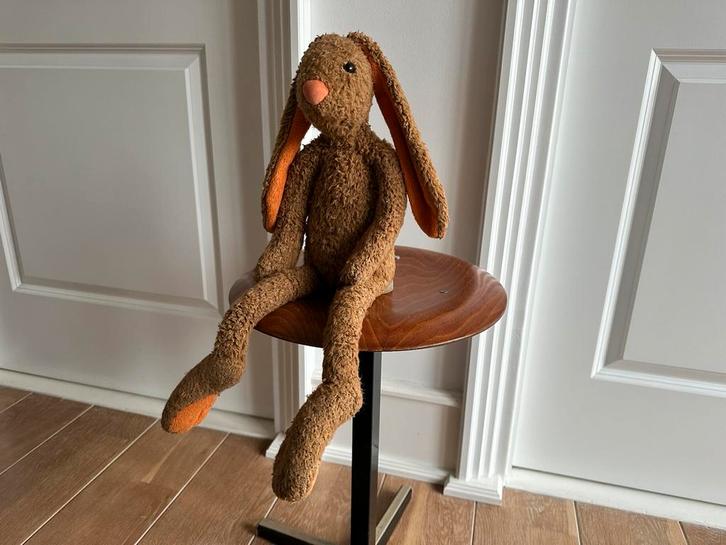 Konijn van Happy Horse cá 55 cm lang., Kinderen en Baby's, Speelgoed | Knuffels en Pluche, Zo goed als nieuw, Konijn, Ophalen