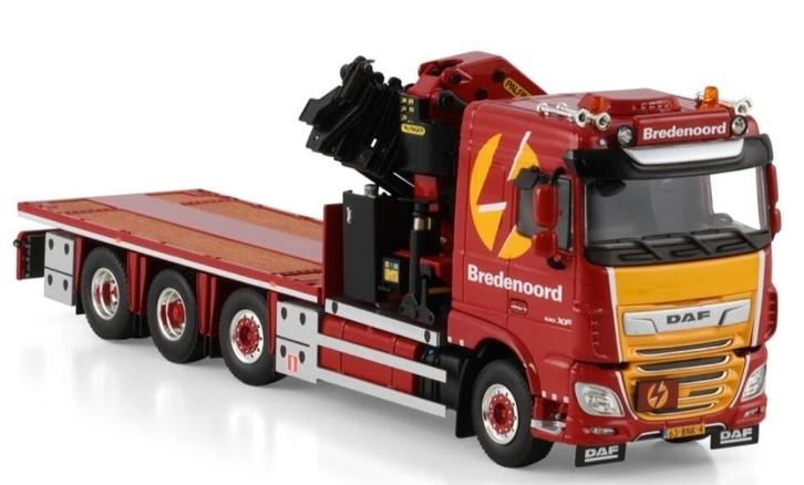 WSI DAF XF AUTOLAADKRAAN - BREDENOORD, Hobby en Vrije tijd, Modelauto's | 1:50, Nieuw, Bus of Vrachtwagen, Wsi, Ophalen of Verzenden