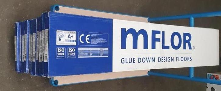 40 m2 Plak PVC mFLOR Reservoir Oak 72136 Ardingly., Huis en Inrichting, Stoffering | Vloerbedekking, Nieuw, Laminaat, 25 tot 50 m²