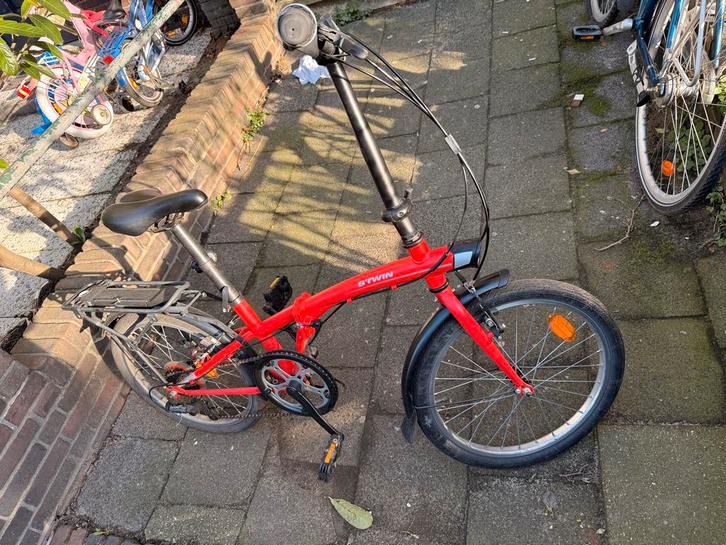 Opvouwbare fiets - Compact en handig!, Fietsen en Brommers, Fietsen | Vouwfietsen, Gebruikt, Heren, Overige merken, 18 tot 20 inch