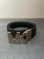 Michael Kors - reversible riem monogram - bruin/zwart/goud, Echt leder, Tailleriem, Ophalen of Verzenden, Zo goed als nieuw
